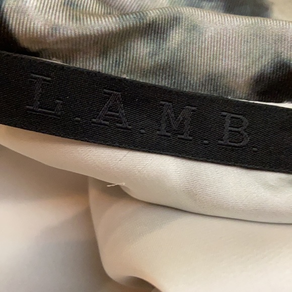 Silk tunic top! Designer brand LAMB - Picture 5 of 8